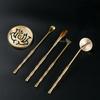 Pure Copper Incense Tool Exquisite Gift Set Incense Burner/shovel/spoon/ash Pressing Office Incense Supplies Entry-level Set