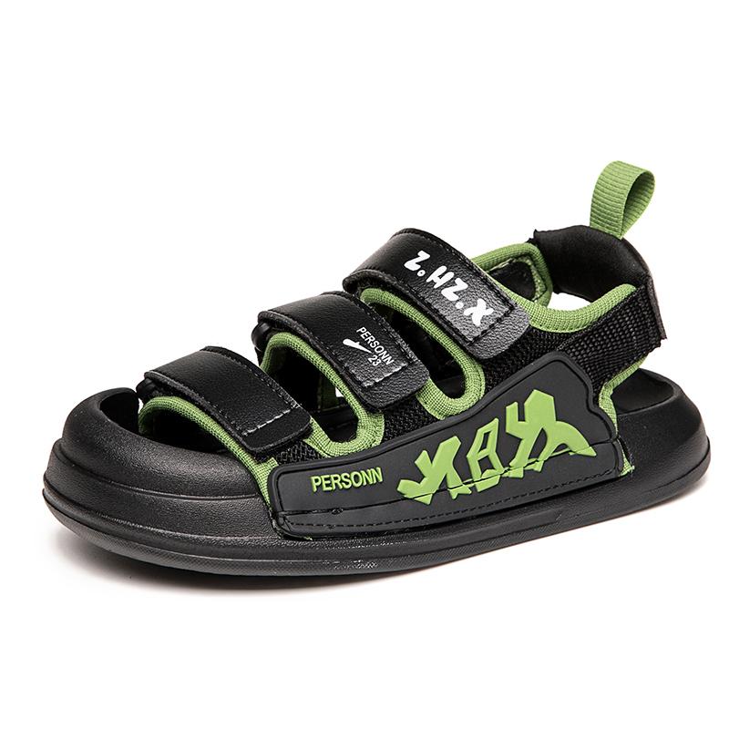 

Пляжные сандалии с открытым носком для мальчиков и девочек, спортивные тапочки и сабо на открытом воздухе для родителей и детей 36