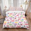 3Pcs Snoopy Hearts Love Kiss Bedding Sets For All Sizes New 3D Printed Bed Cover Comforter Duvet Cover Pillowcase Bedroom Decoration