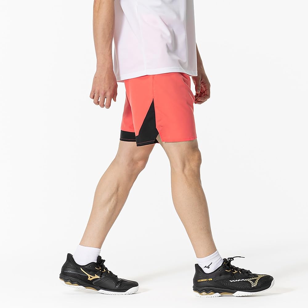 Tennis Badminton Game Officially Approved by the Japan Badminton Unisex 62JBB022 Dubarry Red S [Mizuno] Pants, Shorts, Association,