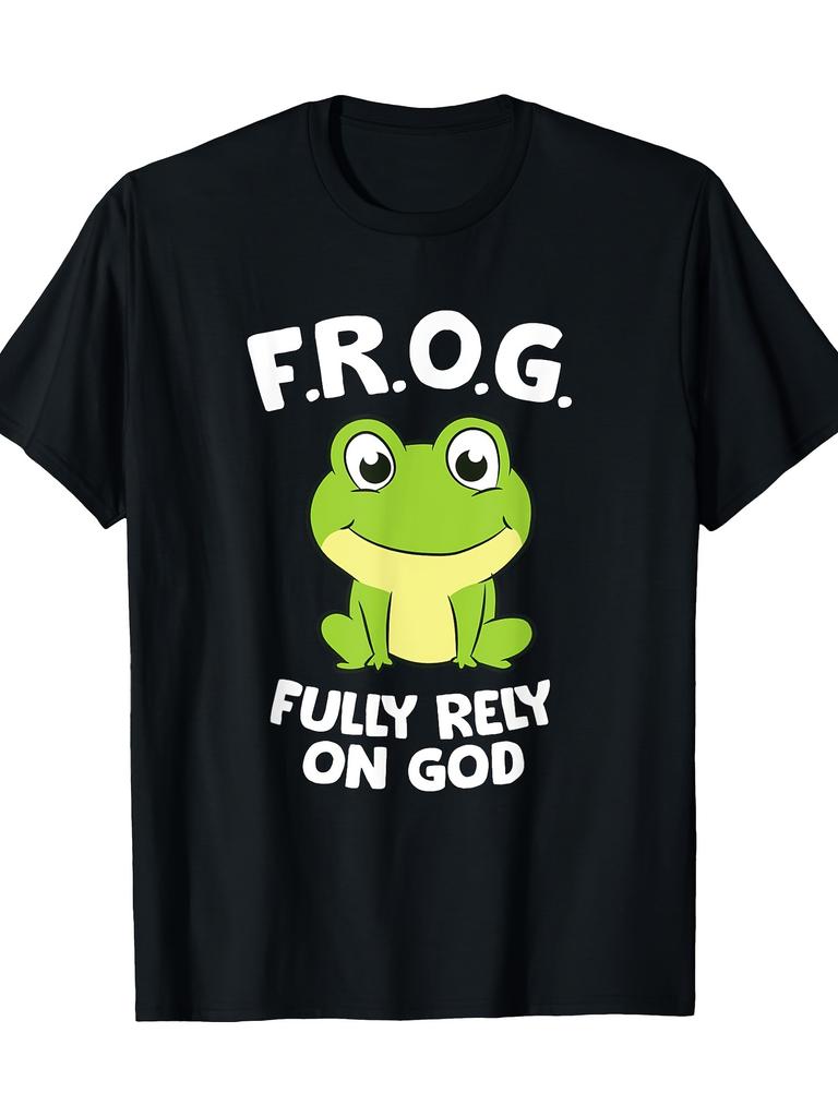 Rana linda F.R.O.G. Camiseta Confía Completamente en Dios