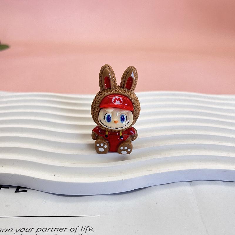 Flocking Doll Pendant Keychain DIY Decorative Ornament Jewelry Girlfriend Gift Bag Pendant