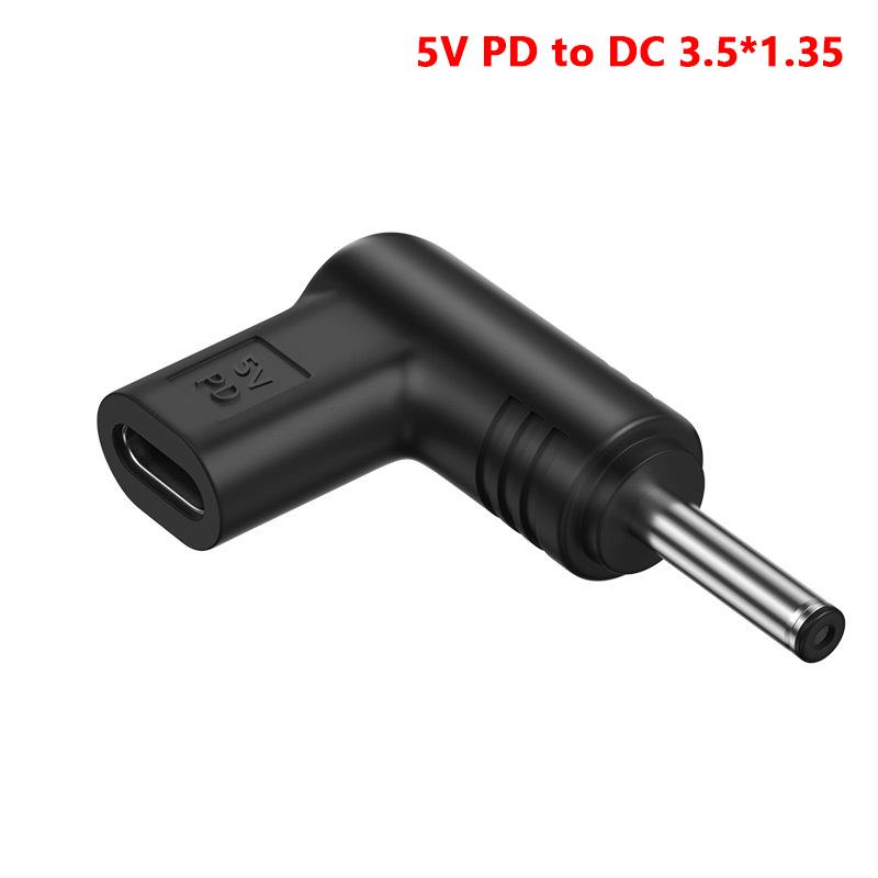

USB C PD To DC Power Connector Universal 5/9/12V Type C To DC Jack Plug Charging Adapter Converter For Router Tablet Mini Fan 5V-3.5x1.35