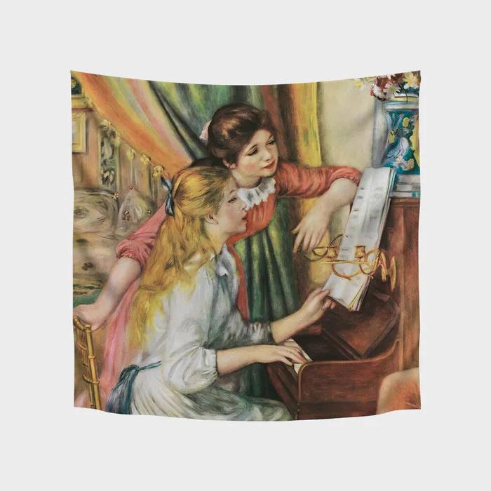Scarf Two girls at the piano / Pierre-Auguste Renoir