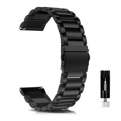 Watch Band Belt 18mm 20mm 22mm 24mm Replacement Band Stainless Steel 18mm 20mm 22mm 24mm Watch Band Metal Band Strap Business Style Replacement Belt