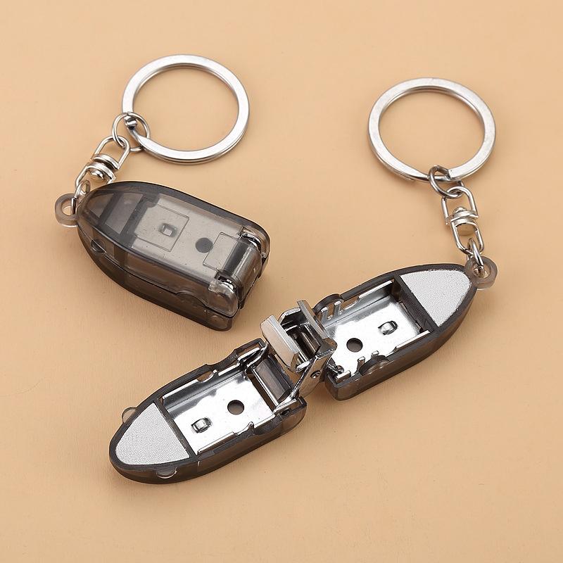 Mini Cute Keychain Nail Clippers Portable Foldable Fingernail Clippers, Small Manicure Tools for Home Use, Assorted Col