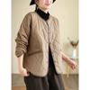 Frauen Jacke Herbst Winter Parkas Weibliche Mittleren Alters Mütter Lose licht Dünne Beiläufige Kurze Warme Baumwolle Gepolsterte Oberbekleidung