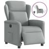 VidaXL Electric Recliner Light Grey Fabric 3303114