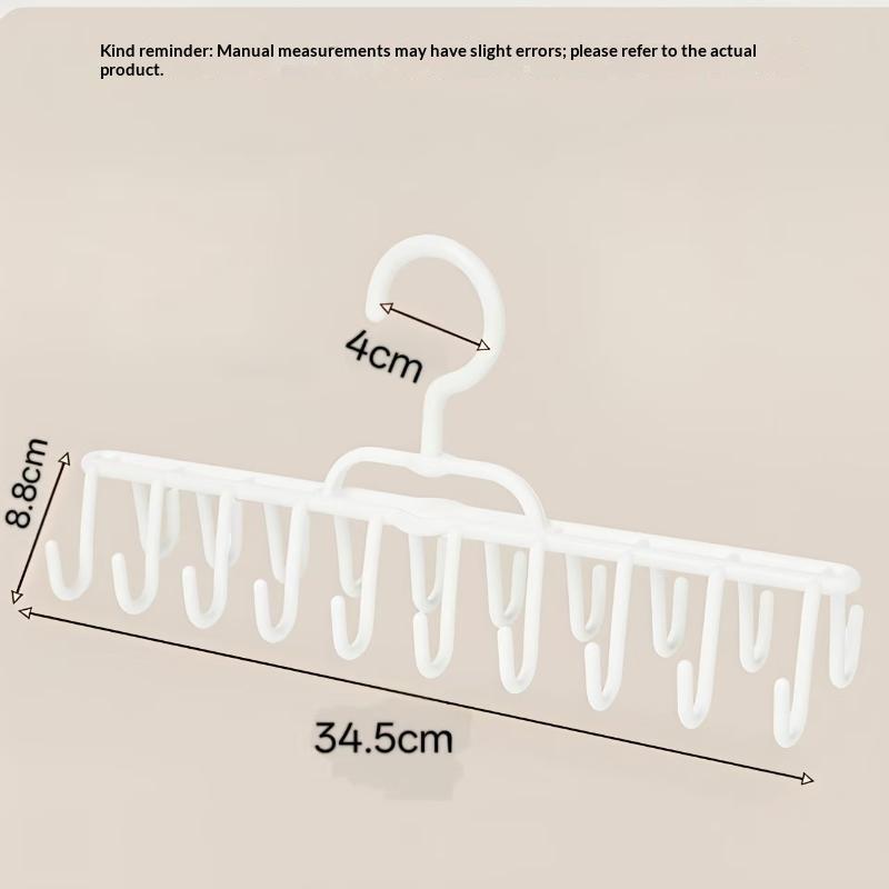 Non-slip Multiple Suspender Hanger Underwear Bra Vest Storage Organizer Sturdy Hook for Wardrobe Space Saving Organization
