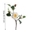 52cm Artificial Flower Branch Plastic Elegant Silk Camellia Flower Chinese Style Real Touch Fake Flowers Wedding Decor