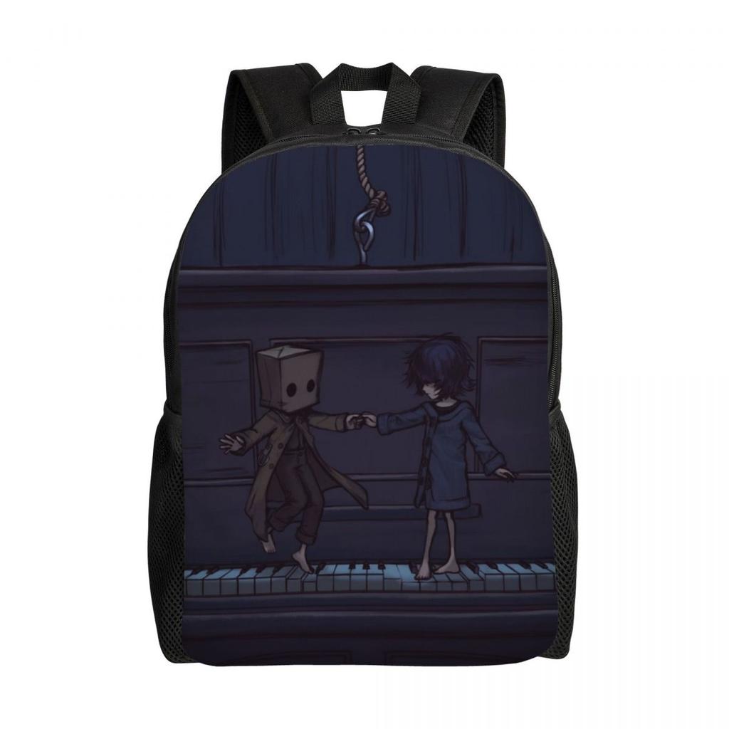 Custom Game L-Little Nightmares Anime Travel Backpack Men Women School Laptop Bookbag College Student Daypack Bags