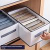 Foldable Fabric Drawer Organizers With Handles Multi-Compartment Storage Box For Clothes Pants Bedding Closet