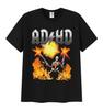 Funny ADHD Skeleton Autism Meme Graphic TShirt Mental Health Awareness Short Sleeve TShirt Men Women Casual Loose Tshirts Tops