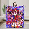 Puella Magi Madoka Magica Blankets Fleece Magic Girl Cartoon Super Soft Throw Blankets for Car Sofa Couch Bedspread
