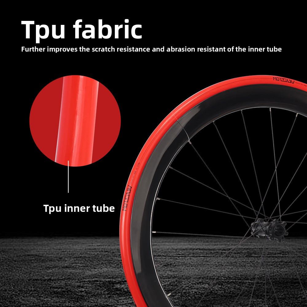 TPU Road Bike Inner Tubes Presta Valve 700x23-32C Durable Bicycle Tire Tube French Valve Suitable for Mountain Bikes Folding Bikes and Road Bicycles