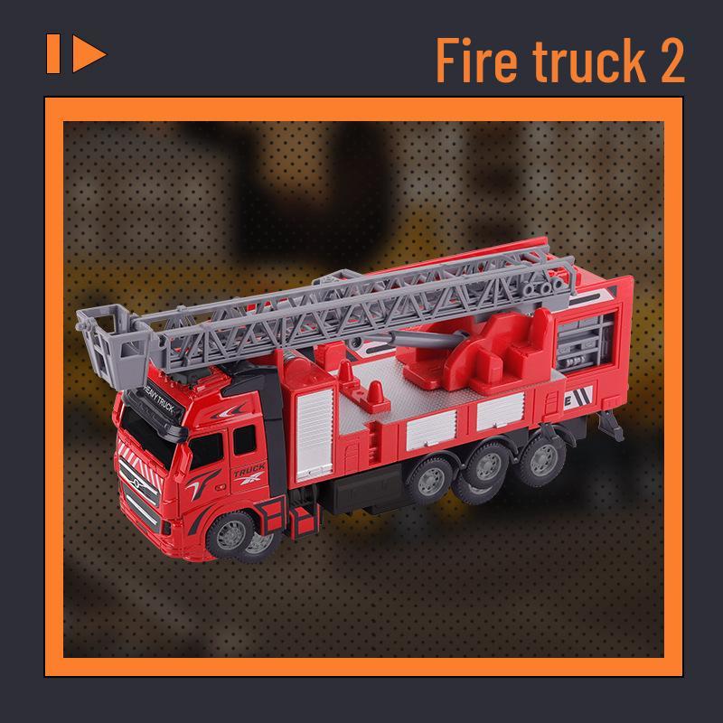 Little King Alloy Toy Pull-Back Excavator - Children's Construction Vehicle Model 