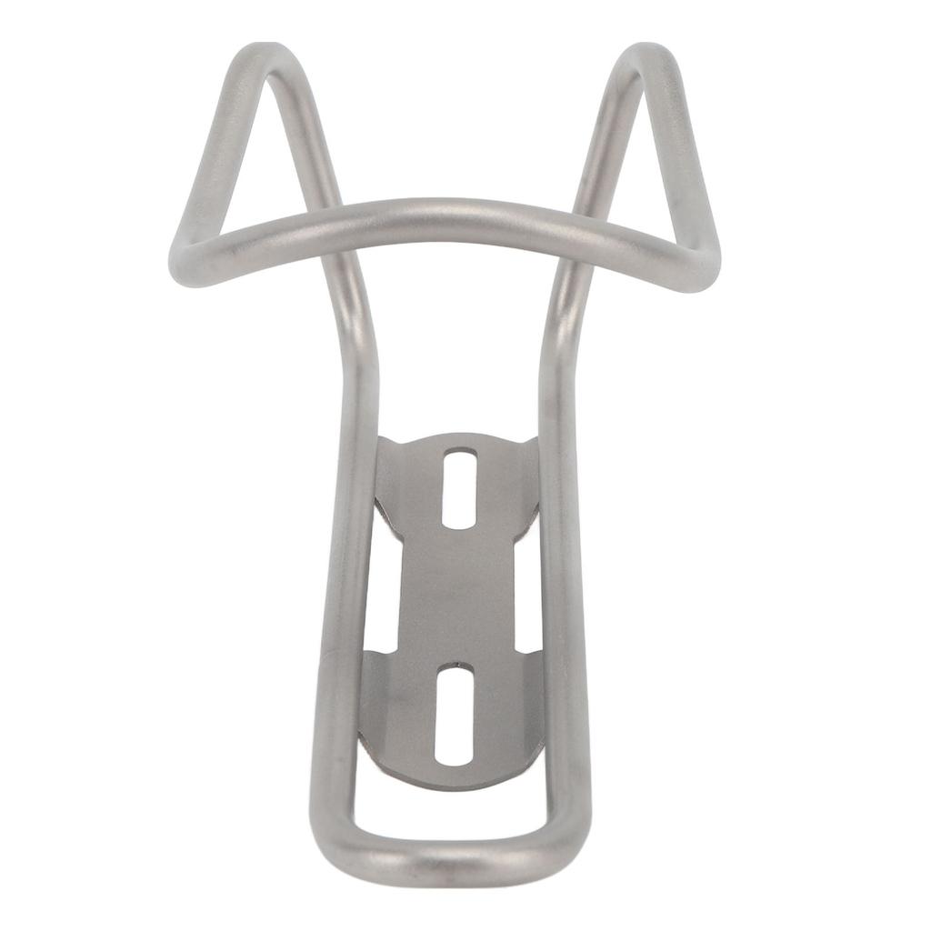 Bike Water Bottle Cage Titanium Alloy S Shape Simple Installation Stable Anti Scratch Bike