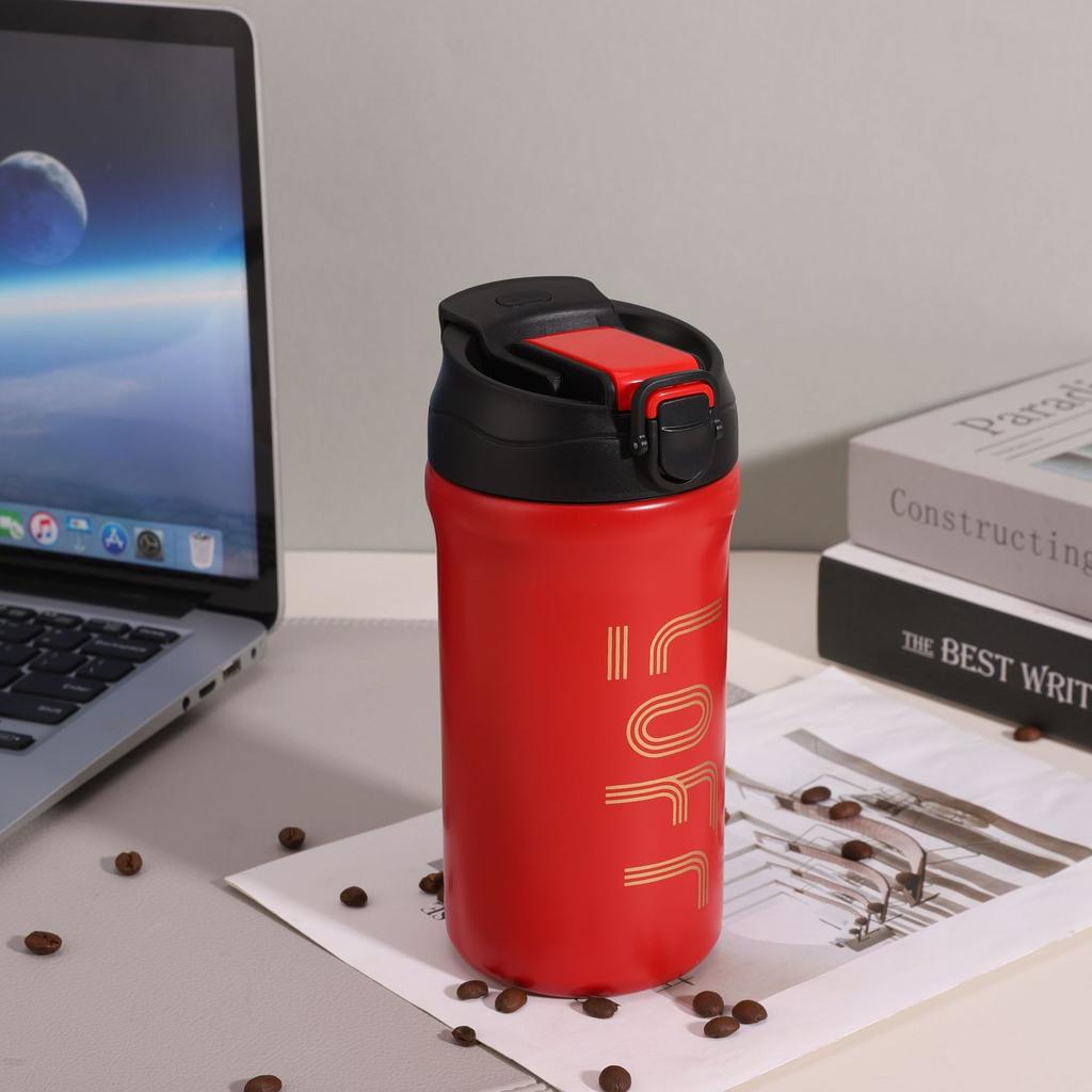 Mode 316 Edelstahl Thermobecher Outdoor Tragbarer Kaffeebecher Auto Tragbarer Begleitbecher Geschenk Wasserbecher