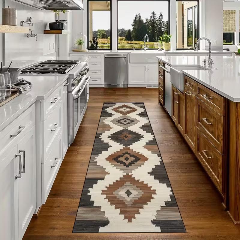 Marokkaans Geometrisch Antislip Loperkleed Voor Hal Slaapkamer Keuken Wasruimte Woondecoratie 40X120CM