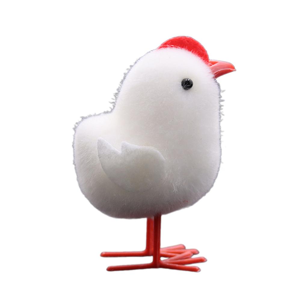 Toy Chick Cute Handmade Chicken Easter Desktop Decor Festive Photo Props for Home Desk Table Shelf Decor Ornaments