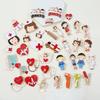 Creative Cartoon Brooch, Doctor Nurse Medical Pin, Drip Oil Silk Scarf Buckle, Badge Accessory,Cute High-end Brooch