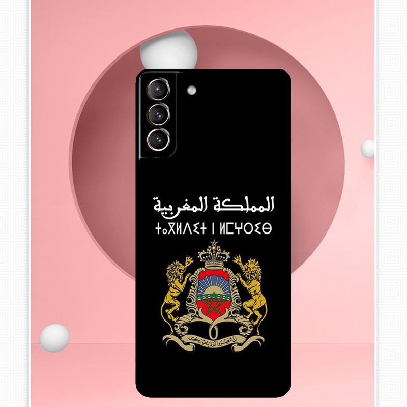 Morocco Maroc Moroccan Flag Case For Samsung Galaxy S25 Ultra S20 S21 S22 S23 S24 Plus S9 S10 S24 FE S25 FE Cover Funda