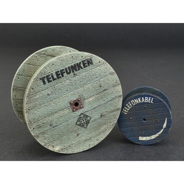 Modèle détaillé Kit - Miniart - Bobines de câble - Échelle 1:35 - À partir de 14 ans - Mixte