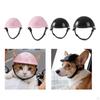 Casco per Cane Gatto Cappellino da Esterno per Pomerania Bichon Frisé Yorkshire Terrier Rosa S