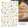 French Nail Stickers Liner Nail Art Decals Colorful Sliders Manicure Decor Summer