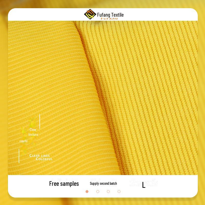 Elastic All-Polyester 16-Wale Corduroy Imitation Cotton Fabric for Luggage, Pants, and Casual Wear