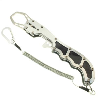 1091 Fish Carbon Fiber Fish Grip (Iregui) Rukojeť, Tvar pistole (stříbrný)