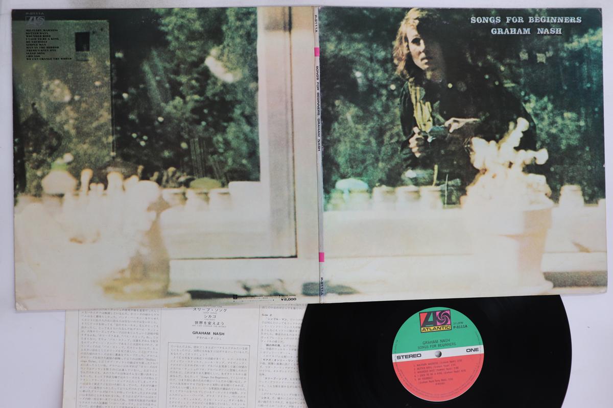 

LP Record GRAHAM NASH - Song for Biginners P8111A WARNER PIONEER 1971 Japan Rock Used