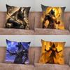 Ancient Egyptian God Anubis Pillow Case For Home Bedroom Car Office Decoration Living Room Sofa Cushion Cover Suitable