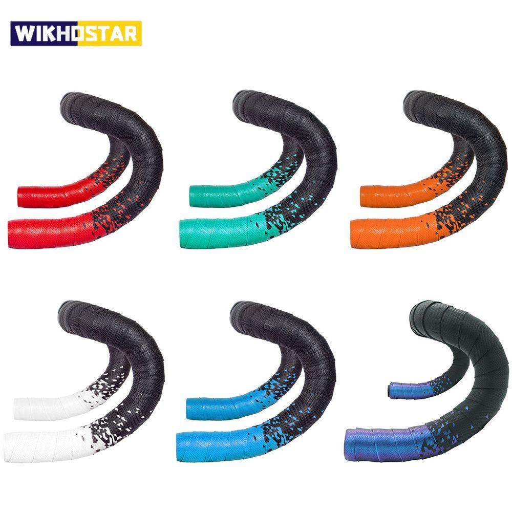 Nastro Manubrio Bicicletta Anti-Vibrazione EVA Curvo Ciclismo Bici da Strada Nastro Corsa Traspirante Antiscivolo Cintura Manubrio Accessorio Bici