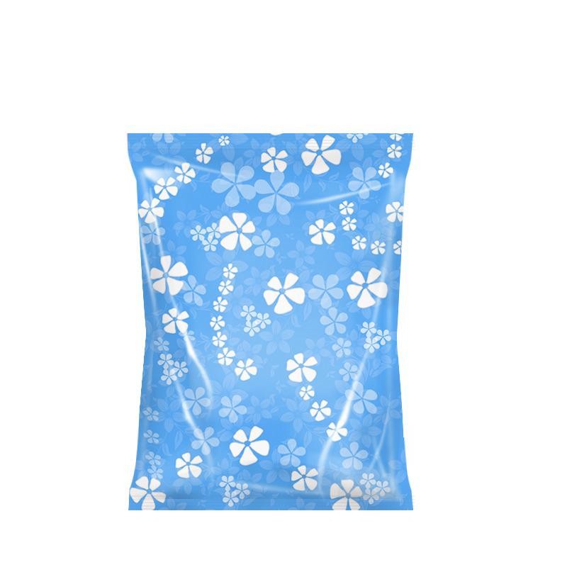 Blue Transparent Vacuum Compression Bag for Clothes & Quilts - Thickened Storage Solution