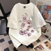 2026 new Hello Kitty Tee soft cotton short sleeve crew neck cute print lightweight summer top for Women daily casual wear