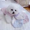 Pet clothes, half-fleece warm homewear, autumn and winter dog cat vest, velvet and thicker than bear
