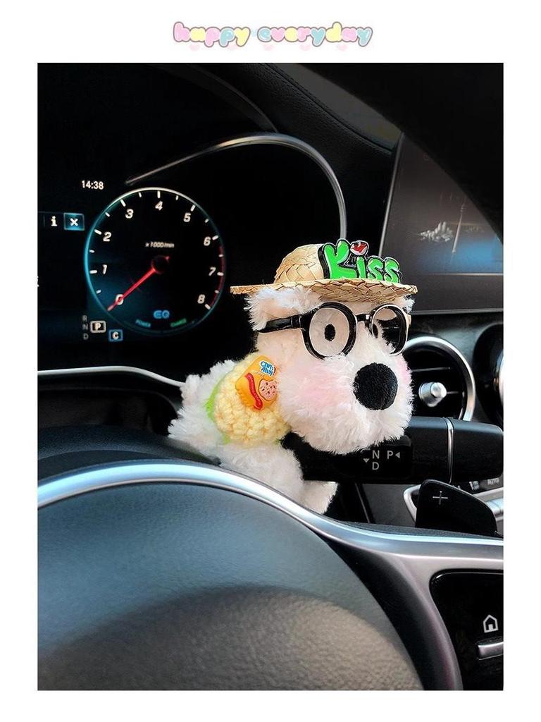 Plüsch Blinkerhebel Puppe - Auto Innenraum Ornament und Scheibenwischer Dekoration