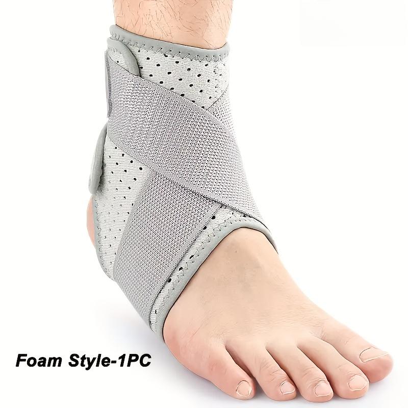 1PC Lightweight and Highly Elastic Ankle Sprain Recovery and Foot Support Gear Breathable Adjustable Velcro
