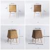 Portable Plastic and Wood Planter Easy to Use Wicker Styles Planter Realistic Flowerpots for Various Environment