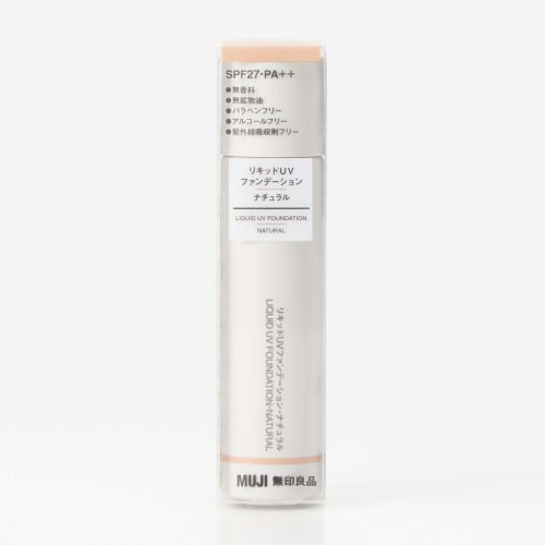 muji liquid uv foundation natural spf27pa++ 30ml 02124724
