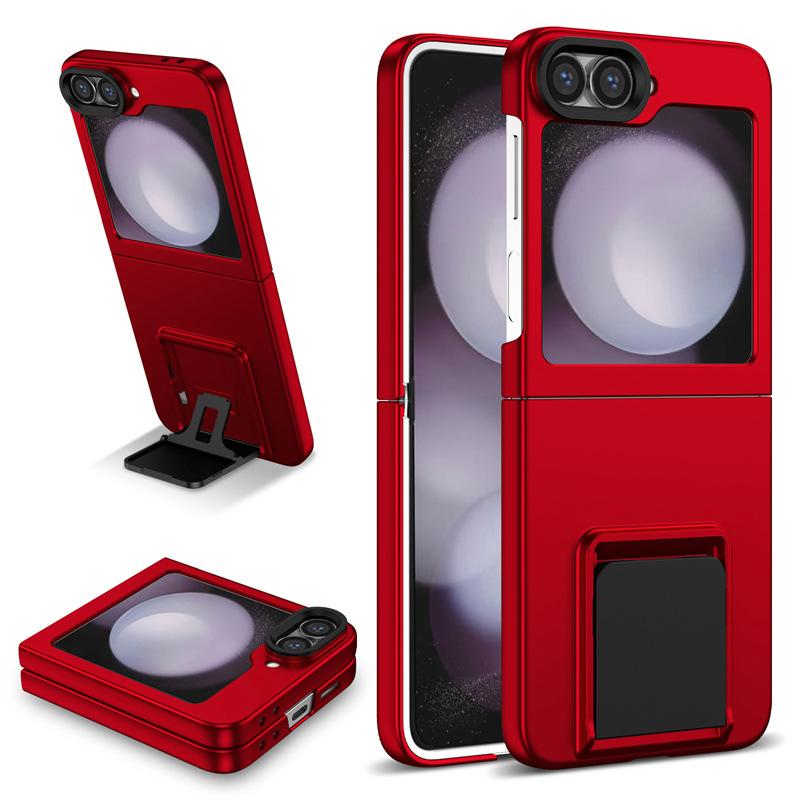 Applicable To Samsung Z FliP7 Folding Phone Case Three-dimensional Bracket Galaxy ZFliP6 All-inclusive Anti-drop Protective Case
