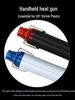 220V Flat Plug Heat Gun for Polymer Clay, Rubber Stamp Embossing, Heat Shrink Sheets, and DIY Crafting