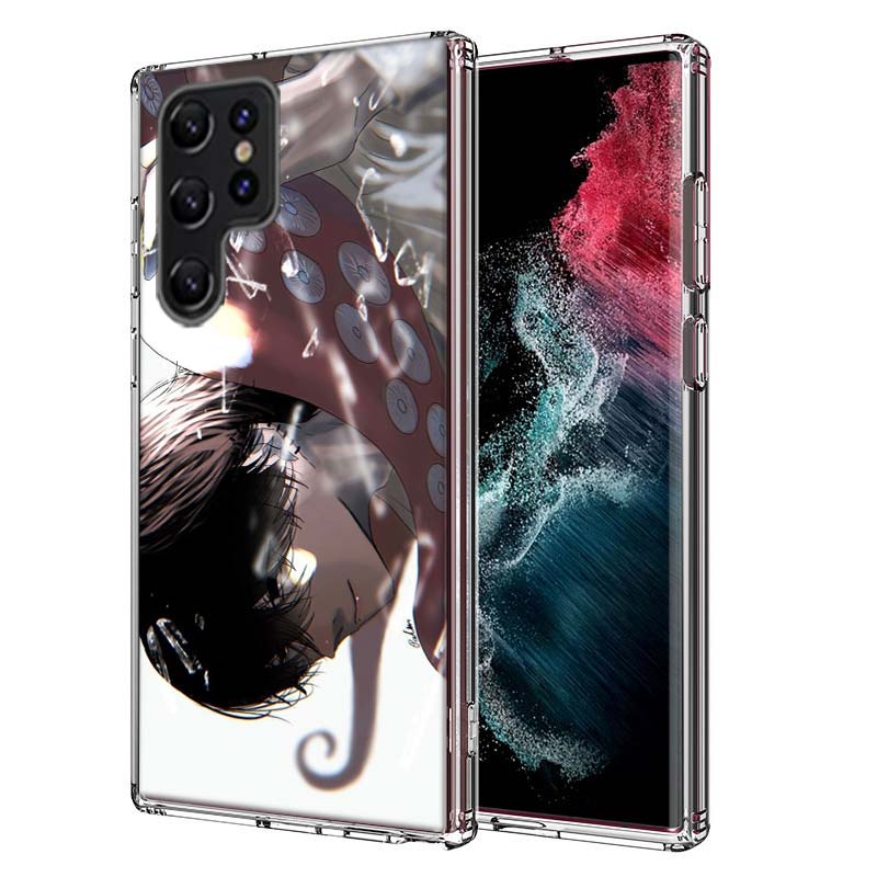 Chainsaw Man Yoshida Capa Phone Case For Samsung S26 Ultra S25 Edge Galaxy S23 S21 S20 S24 FE S22 S10 Plus Cover Clear TPU Shell