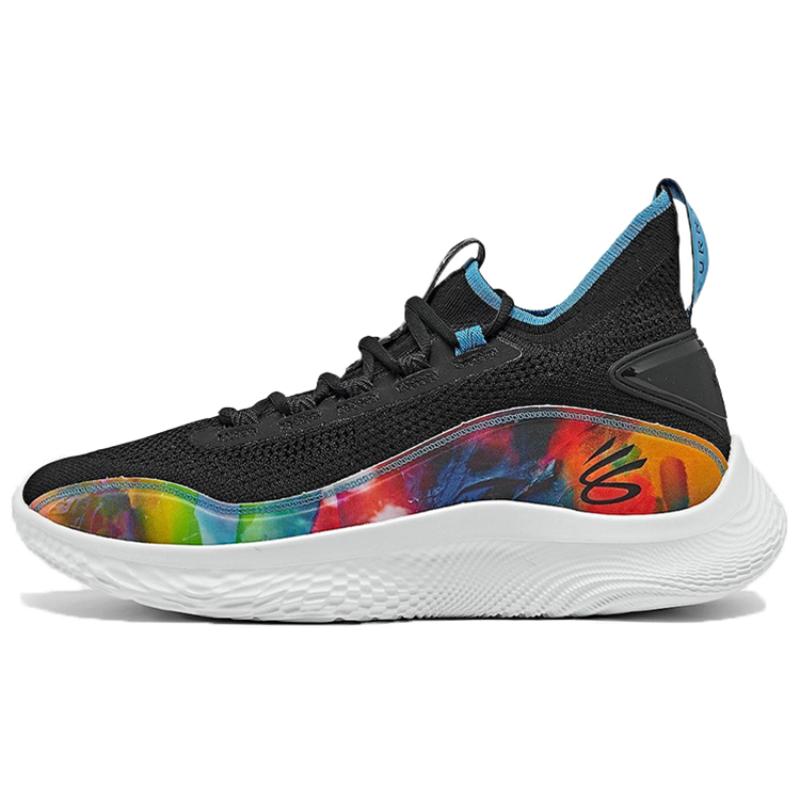 

Under Armour Curry 8 Tie Dye Black Sneakers 3024032-001 42.5