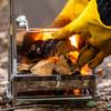 Stainless Steel Wood Burning Stove Outdoor Camping Hiking Picnic BBQ Cooking Folding Stove Portable Wood Burner Camp Stove with Ash Tray
