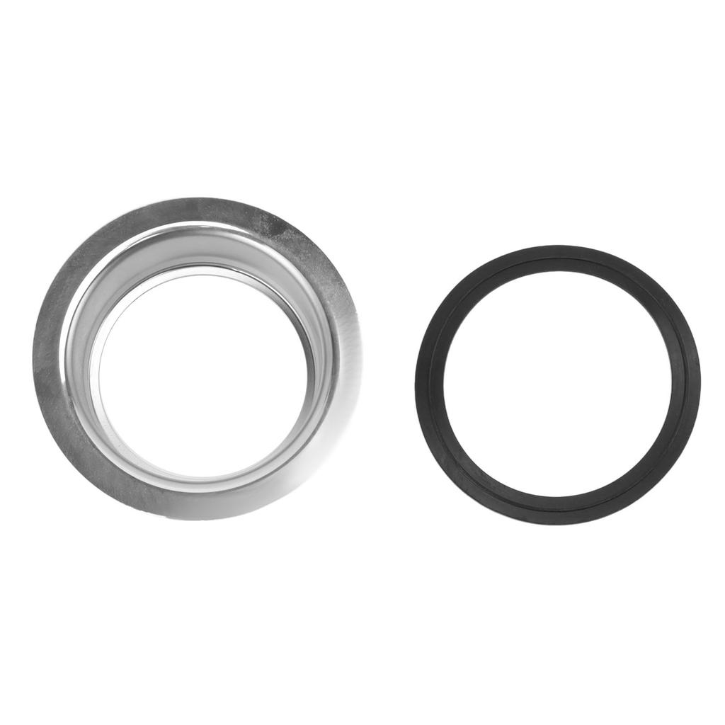 Extended Sink Flange Stainless Steel Silver Garbage Disposal Sink Flange Replacement for Kitchen