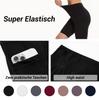 Frühling/Sommer Damen High-Waist Leggings mit Taschen: Schlankmachende, Po-Hebende Yoga-Sporthosen, Auf Lager.