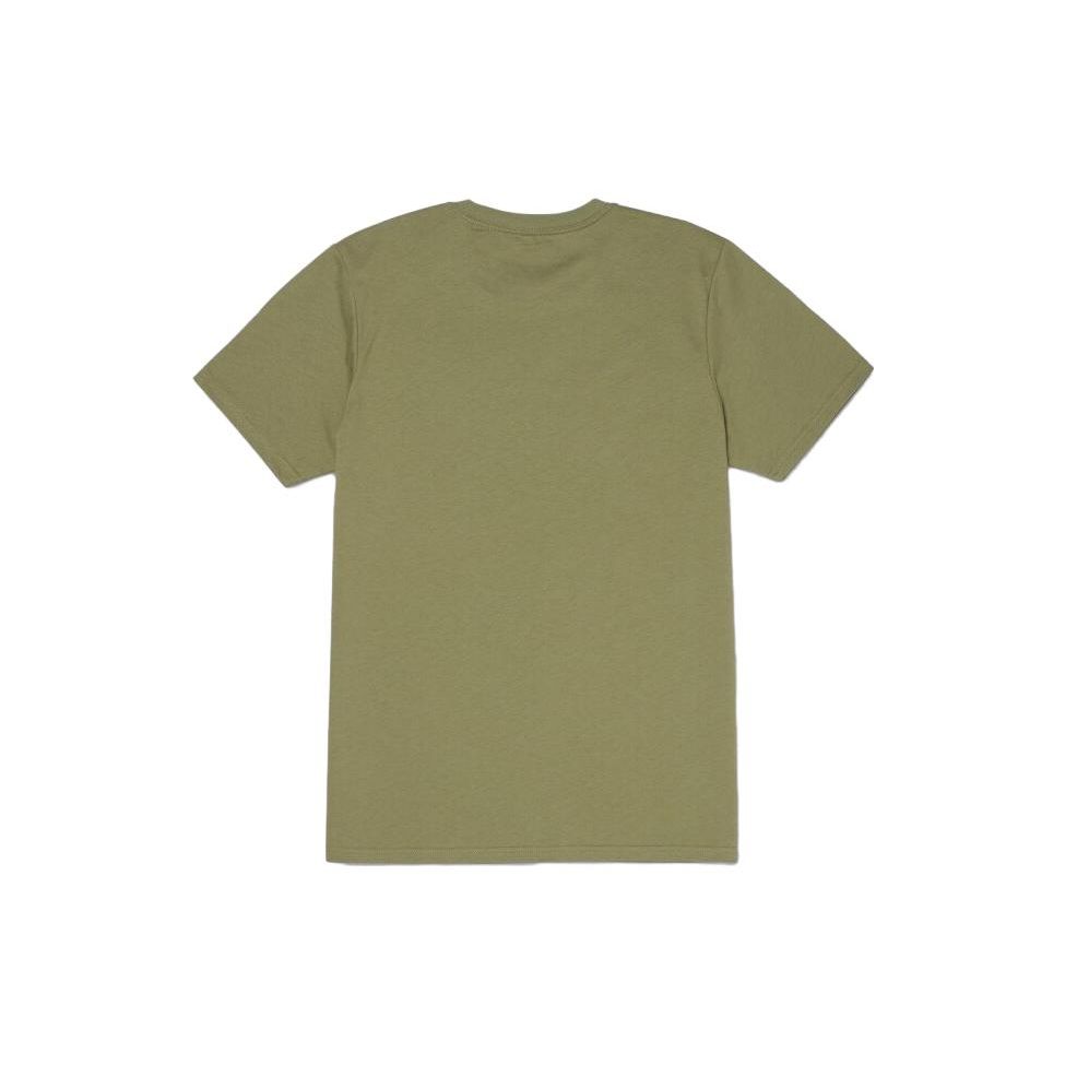Vans Classic Logo Print Crew Neck Casual Short Sleeve T-Shirt Unisex Tops Green VN0A4MM6TD8
