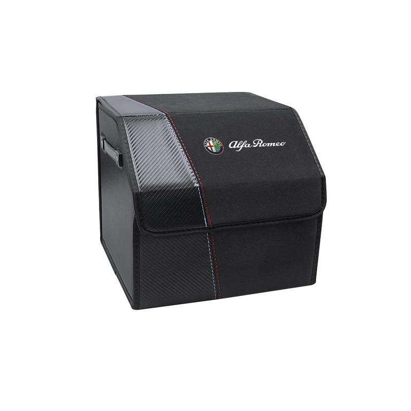 Car Stickers For Alfa Romeo Alfa Romeo Folding Car Trunk Organizer Box Storage Bag Tools Tidying For Alfa Romeo 147 4C 159 Spide